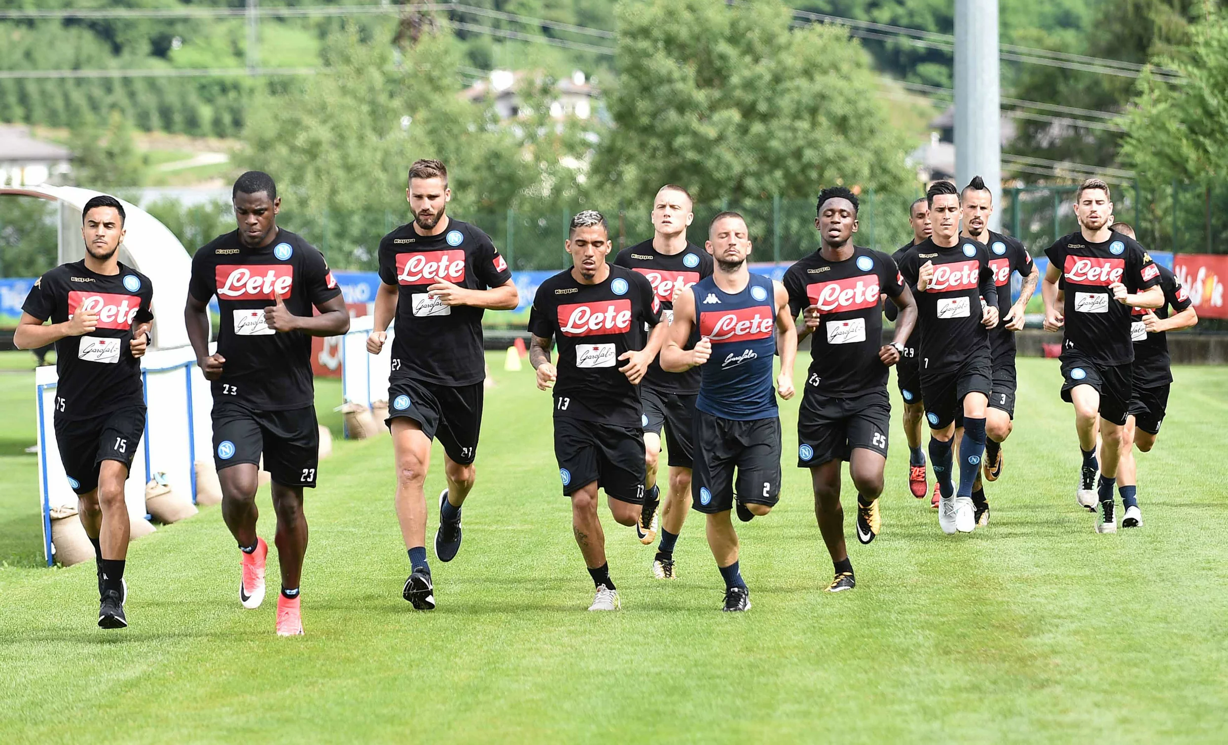 SSC NAPOLI ANCORA IN RITIRO IN VAL DI SOLE